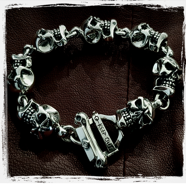 Rocker Skull Bracelet